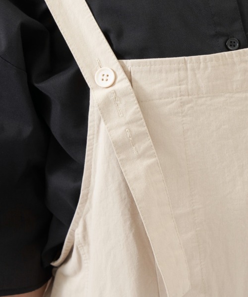 EDIT Gris（エディットグリ）の「タックワイドサロペット（サロペット/オーバーオール・レディース・ベージュ/ブラック・FREE）」の14枚目の写真