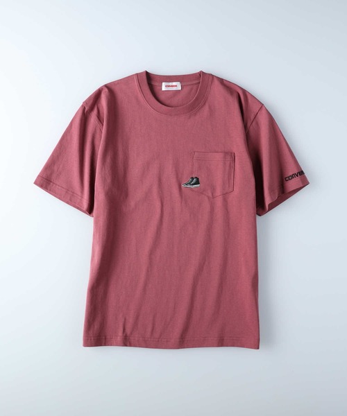 CONVERSE(コンバース)の「【CONVERSE】プリントTシャツ(Tシャツ/カットソー・メンズ・キナリ/その他1/サックスブルー/ブラック/ホワイト/グリーン/フューシャピンク/オフホワイト・XL/S/L/M)」の11枚目の写真