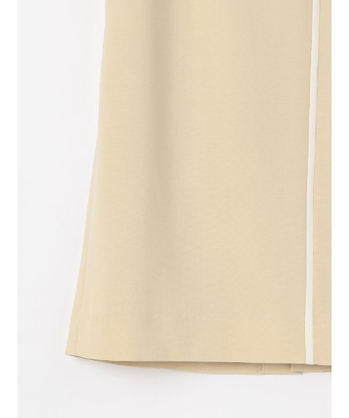 Perfect Suit FActory（パーフェクトスーツファクトリー）の「【セットアップ可能】バイカラーパイピング　スカート　ベージュ/グリーン（スカート・レディース・ライトグリーン/ベージュ・M/L/S）」の18枚目の写真