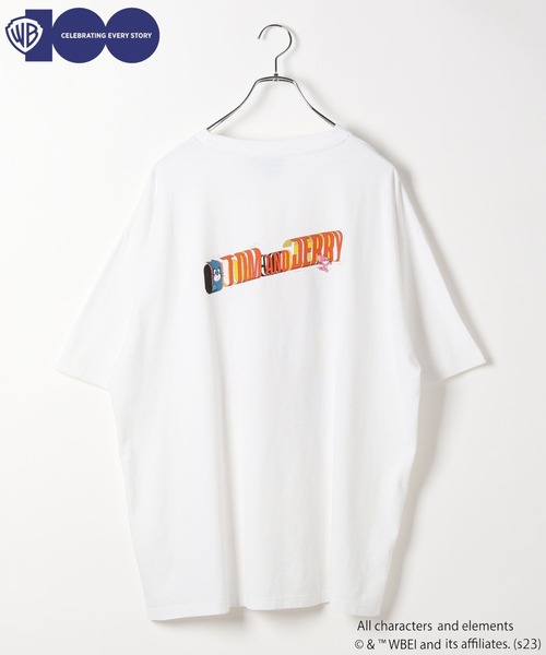 niko and...（ニコアンド）の「【ワーナー・ブラザース】Tom and JerryコラボアソートプリントT（Tシャツ/カットソー・メンズ・ピンク/ライトパープル/オフホワイト・LARGE/MEDIUM）」の4枚目の写真