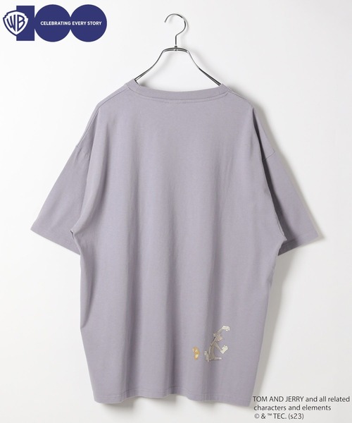 niko and...（ニコアンド）の「【ワーナー・ブラザース】Tom and JerryコラボアソートプリントT（Tシャツ/カットソー・メンズ・ピンク/ライトパープル/オフホワイト・LARGE/MEDIUM）」の6枚目の写真