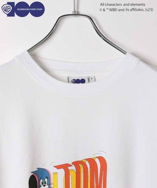 niko and...（ニコアンド）の「【ワーナー・ブラザース】Tom and JerryコラボアソートプリントT（Tシャツ/カットソー・メンズ・ピンク/ライトパープル/オフホワイト・LARGE/MEDIUM）」の7枚目の写真