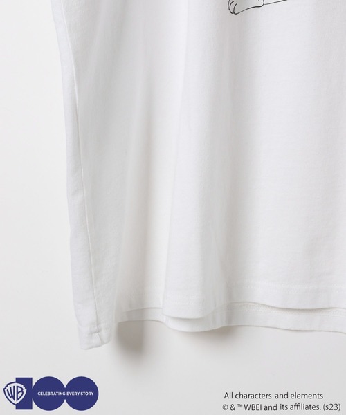 niko and...（ニコアンド）の「【ワーナー・ブラザース】Tom and JerryコラボアソートプリントT（Tシャツ/カットソー・メンズ・ピンク/ライトパープル/オフホワイト・LARGE/MEDIUM）」の9枚目の写真