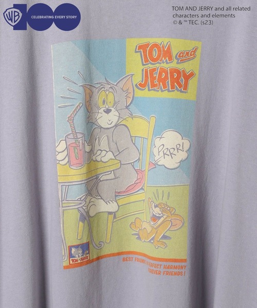 niko and...（ニコアンド）の「【ワーナー・ブラザース】Tom and JerryコラボアソートプリントT（Tシャツ/カットソー・メンズ・ピンク/ライトパープル/オフホワイト・LARGE/MEDIUM）」の12枚目の写真
