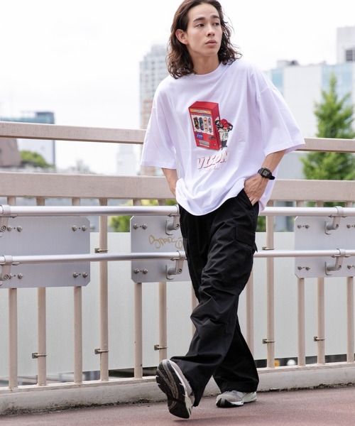 VISION STREET WEAR(ヴィジョンストリートウェア)の「WEGO/VISIONグラフィックT(Tシャツ/カットソー・メンズ・ブラック/ホワイト/ホワイト系その他/ブラック系その他・MEDIUM/LARGE)」の9枚目の写真