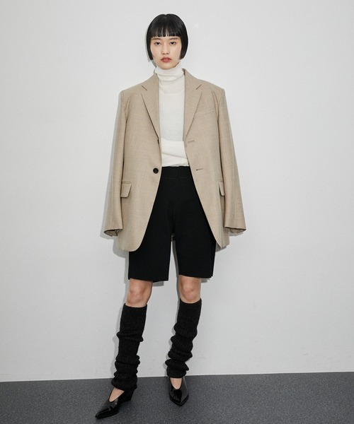 ADAM ET ROPE'（アダムエロペ）の「ニットサイクリングパンツ（その他パンツ・レディース・ブラック・FREE）」の4枚目の写真