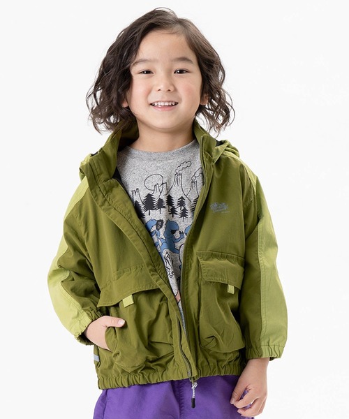 F.O.KIDS（エフオーキッズ）の「F.O.KIDS/エフオーキッズ ウインドブレーカー（ブルゾン・キッズ・グリーン/ブラック/ワインレッド・130/140/120）」の19枚目の写真