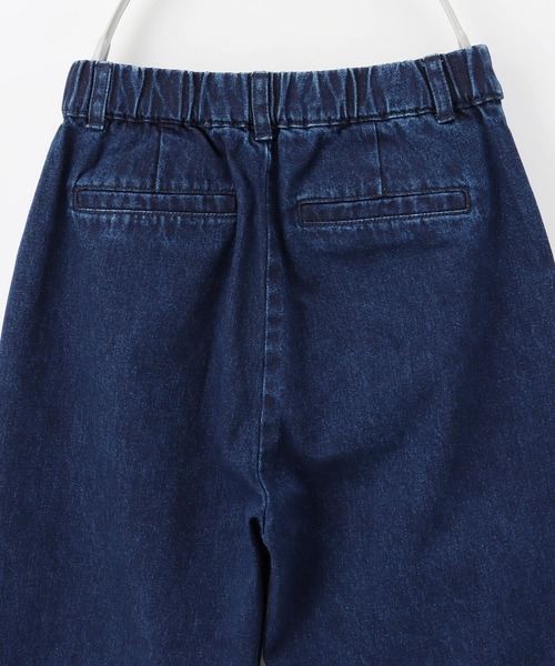 Honeys（ハニーズ）の「デニムストレートパンツ（デニムパンツ・レディース・インディゴブルー/ブラック/ワンウォッシュ/ブルー/ベージュ/アイボリー・L/M/SS/LL/S）」の22枚目の写真