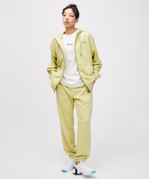 NERGY(ナージー)の「Coolmax Sweat Hoodie(パーカー・レディース・ミント/ネイビー・L/M)」の8枚目の写真