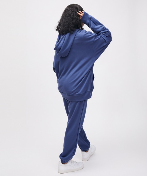 NERGY(ナージー)の「Coolmax Sweat Hoodie(パーカー・レディース・ミント/ネイビー・L/M)」の13枚目の写真