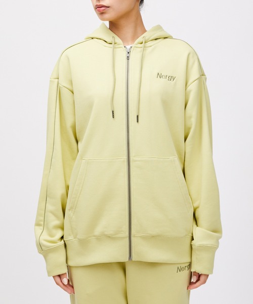 NERGY(ナージー)の「Coolmax Sweat Hoodie(パーカー・レディース・ミント/ネイビー・L/M)」の14枚目の写真