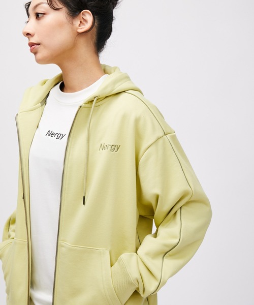 NERGY(ナージー)の「Coolmax Sweat Hoodie(パーカー・レディース・ミント/ネイビー・L/M)」の22枚目の写真