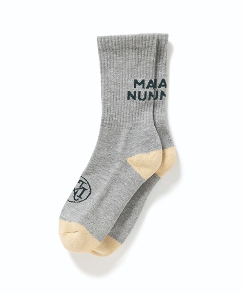 MAGIC NUMBER（マジック ナンバー）の「【MAGIC NUMBER】STOCKLOGO SOCKS（ソックス/靴下・メンズ・オレンジ/ブラック/オフホワイト/ヘザーグレー・FREE）」の3枚目の写真