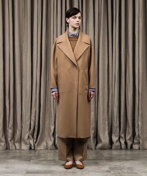 UNTITLED（アンタイトル）の「カシミヤリバーガウンコート（チェスターコート・レディース・ブラック/ブラウン系その他・01/02/03）」の5枚目の写真