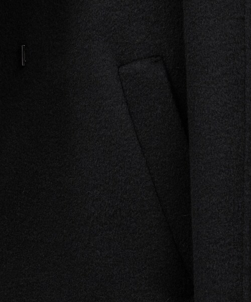 UNTITLED（アンタイトル）の「カシミヤリバーガウンコート（チェスターコート・レディース・ブラック/ブラウン系その他・01/02/03）」の8枚目の写真