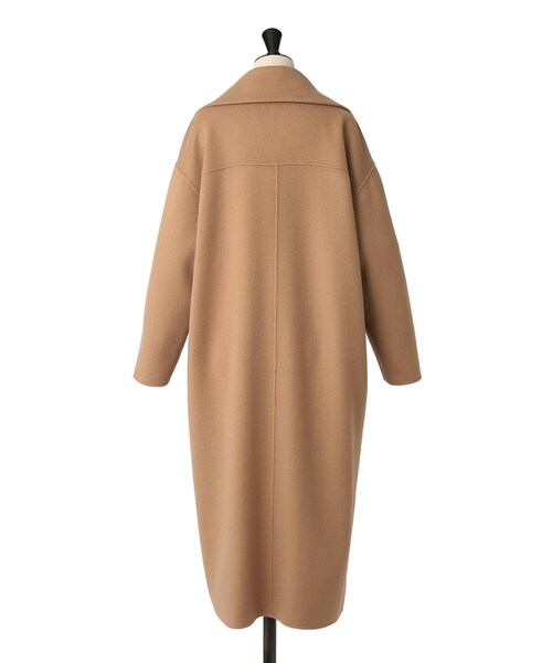 UNTITLED（アンタイトル）の「カシミヤリバーガウンコート（チェスターコート・レディース・ブラック/ブラウン系その他・01/02/03）」の11枚目の写真