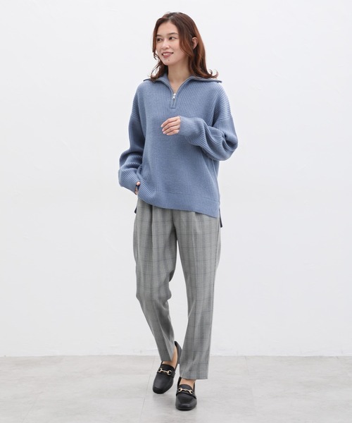 Honeys（ハニーズ）の「ハーフジップニット（ニット/セーター