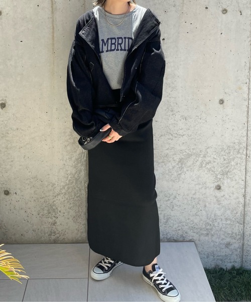 y/m by misato（イムバイミサト）の「総針タイトスカート（スカート・レディース・ブラック/ブルー/アイボリー・FREE）」の8枚目の写真