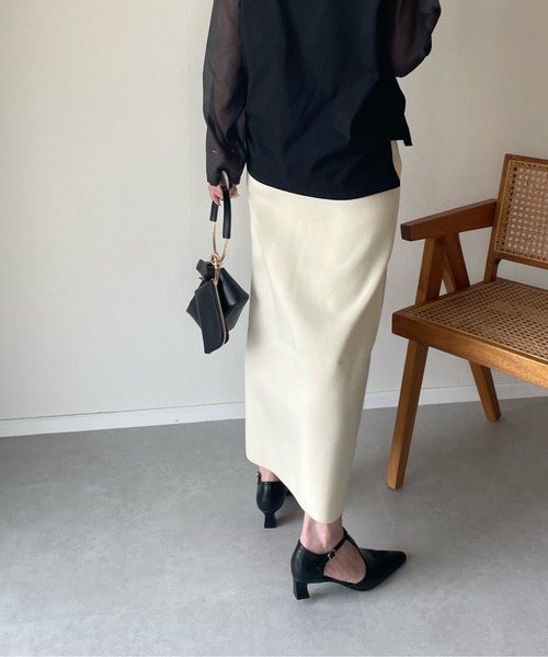 y/m by misato（イムバイミサト）の「総針タイトスカート（スカート・レディース・ブラック/ブルー/アイボリー・FREE）」の13枚目の写真