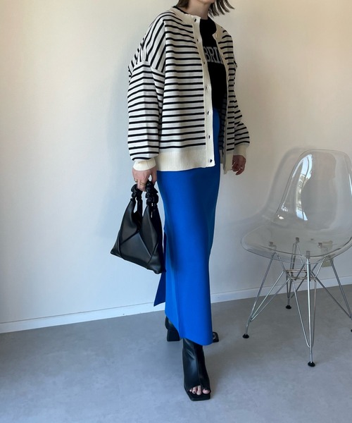 y/m by misato（イムバイミサト）の「総針タイトスカート（スカート・レディース・ブラック/ブルー/アイボリー・FREE）」の15枚目の写真