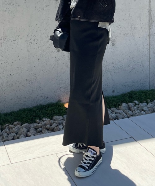 y/m by misato（イムバイミサト）の「総針タイトスカート（スカート・レディース・ブラック/ブルー/アイボリー・FREE）」の16枚目の写真