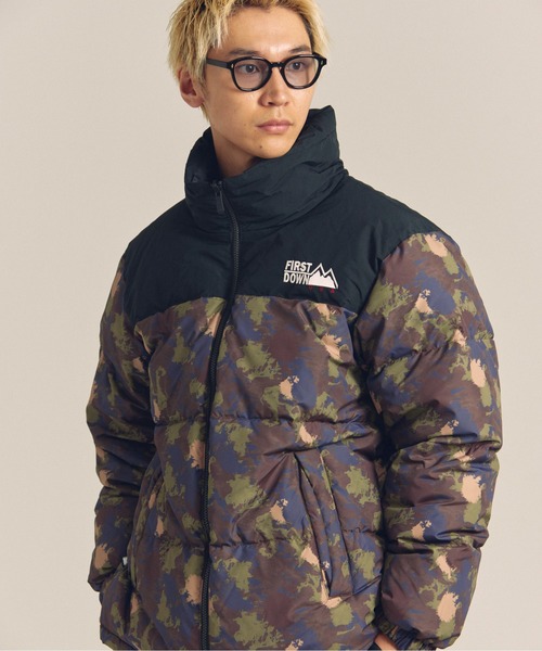 FIRST DOWN(ファーストダウン)の「FDU-BUBBLE DOWN JKT MICROFT(ダウンジャケット/コート・メンズ・ブラック/ホワイト/ネイビー/カモフラージュ・XL/M/L)」の1枚目の写真