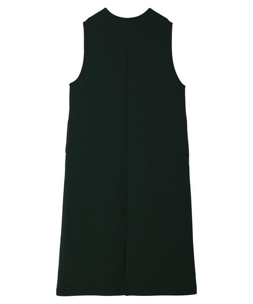 Green　Parks（グリーンパークス）の「キーネックダンボールジャンスカ（ワンピース・レディース・ベージュ/ブラック/ダークグリーン・FREE）」の8枚目の写真