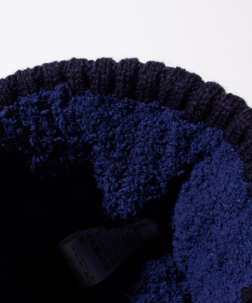 GLOSTER（グロスター）の「【GLOSTER/グロスター】ケーブル編み 裏ボア ニットワッチ ニット帽（ニットキャップ/ビーニー・メンズ・ブラック/グレー/ネイビー/グリーン/ベージュ/ライトグレー・FREE）」の17枚目の写真