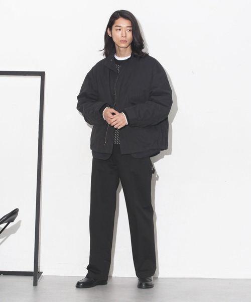 NANO universe(ナノユニバース)の「WEB限定/3way ショートモッズ(ブルゾン・メンズ・スミクロ/カーキ・M/L)」の16枚目の写真