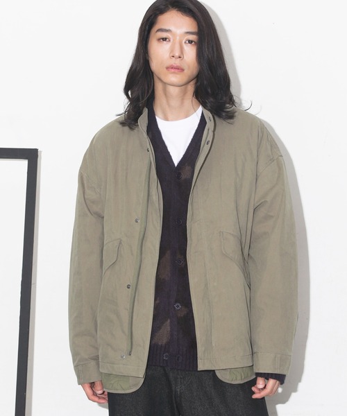 NANO universe(ナノユニバース)の「WEB限定/3way ショートモッズ(ブルゾン・メンズ・スミクロ/カーキ・M/L)」の20枚目の写真
