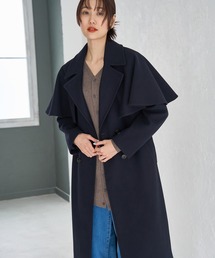 ROPE' PICNIC | ジャージメルトンケープ付きコート(その他アウター)