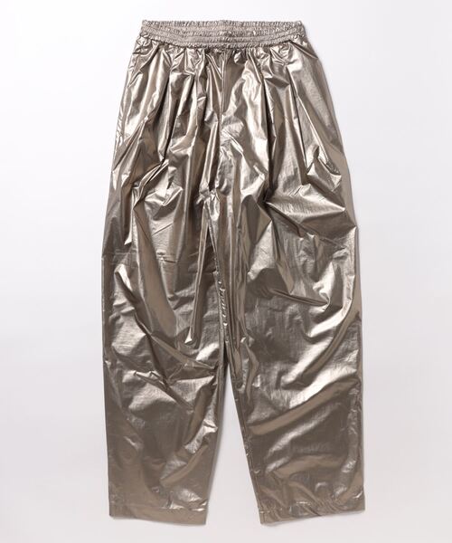 STYLEBLOCK（スタイルブロック）の「メタリックタフタリラックスパンツ（その他パンツ・レディース・ゴールド/ブラック/シルバー・M）」の3枚目の写真