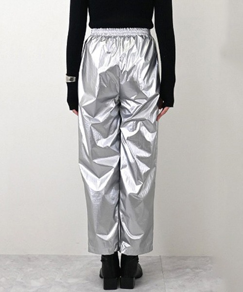 STYLEBLOCK（スタイルブロック）の「メタリックタフタリラックスパンツ（その他パンツ・レディース・ゴールド/ブラック/シルバー・M）」の8枚目の写真