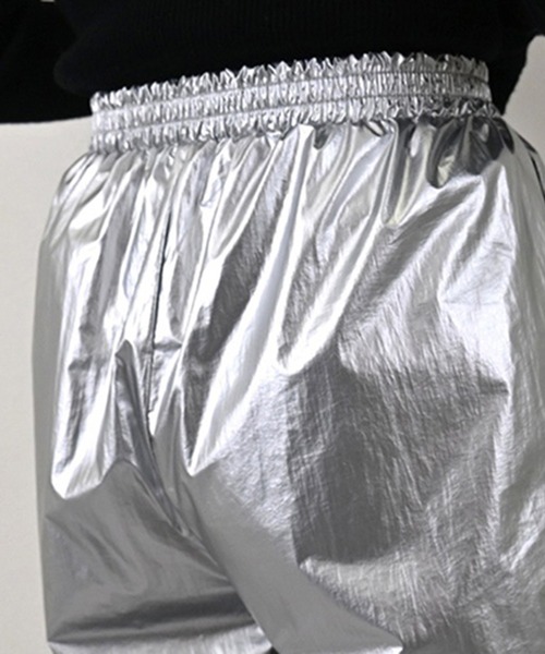 STYLEBLOCK（スタイルブロック）の「メタリックタフタリラックスパンツ（その他パンツ・レディース・ゴールド/ブラック/シルバー・M）」の9枚目の写真