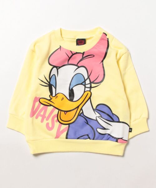 Disney(ディズニー)の「親子お揃い ディズニー BIGフェイストレーナー 9122K(スウェット・キッズ・ブラック×レッド/ホワイト×ブルー/その他9/その他26・80cm/130cm/120cm/140cm/110cm/100cm/150cm/90cm)」の4枚目の写真