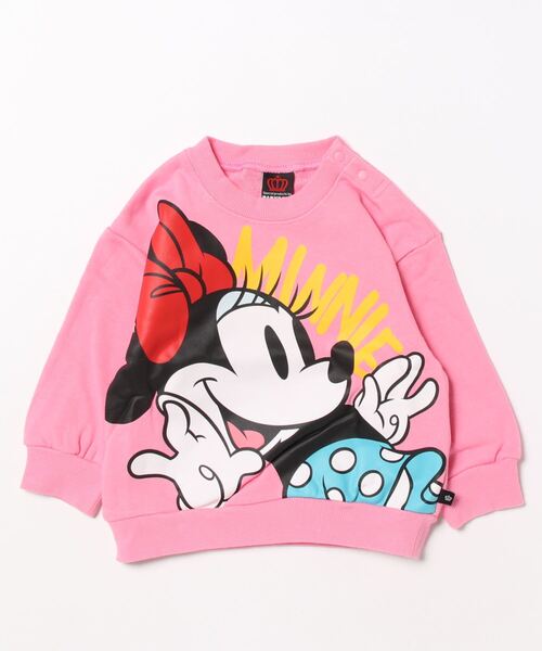 Disney(ディズニー)の「親子お揃い ディズニー BIGフェイストレーナー 9122K(スウェット・キッズ・ブラック×レッド/ホワイト×ブルー/その他9/その他26・80cm/130cm/120cm/140cm/110cm/100cm/150cm/90cm)」の20枚目の写真