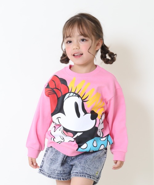 Disney(ディズニー)の「親子お揃い ディズニー BIGフェイストレーナー 9122K(スウェット・キッズ・ブラック×レッド/ホワイト×ブルー/その他9/その他26・80cm/130cm/120cm/140cm/110cm/100cm/150cm/90cm)」の21枚目の写真