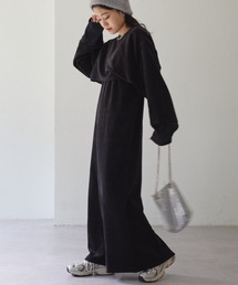 CIAOPANIC TYPY（チャオパニックティピー）の「クロップドTEE付きコーデュロイキャミワンピース（ワンピース・レディース）」