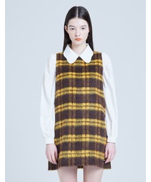 Little sunny bite | check mini dress(ドレス)