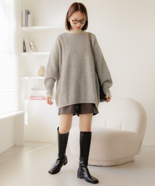 flower(フラワー)の「ウォーミーハーフパンツ(その他パンツ・レディース・グレー/ブラウン・FREE)」の16枚目の写真