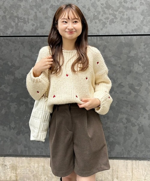 flower(フラワー)の「ウォーミーハーフパンツ(その他パンツ・レディース・グレー/ブラウン・FREE)」の22枚目の写真