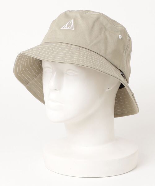 HUF（ハフ）の「【HUF】ハフ HUF SET TT BUCKET バケットハット 綿100% HT00717（ハット・メンズ・ブラック/オートミール/ナチュラル・L/XL/S/M）」の10枚目の写真