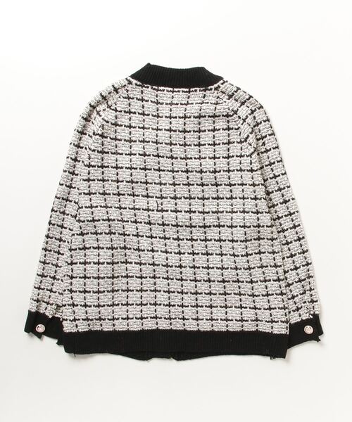 gossip!ロサンゼルス(ゴシップロサンゼルス)の「YUGA チェック柄カーディガン(カーディガン/ボレロ・レディース・ホワイト/ブラック・FREE)」の11枚目の写真