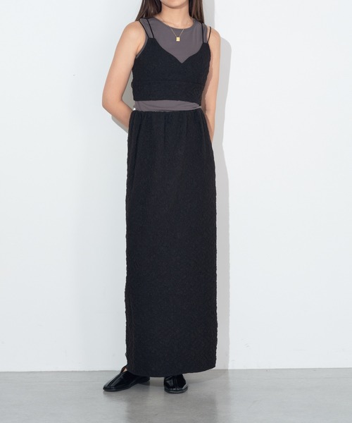 Lui's(ルイス)の「ふくれチュールナロースカート(スカート・レディース・オフホワイト/ブラック・FREE)」の11枚目の写真