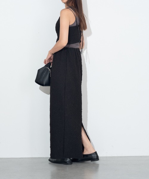 Lui's(ルイス)の「ふくれチュールナロースカート(スカート・レディース・オフホワイト/ブラック・FREE)」の14枚目の写真