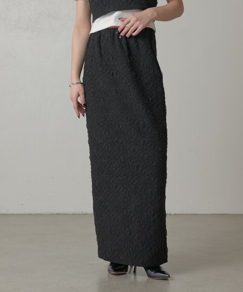 Lui's(ルイス)の「ふくれチュールナロースカート(スカート・レディース・オフホワイト/ブラック・FREE)」の22枚目の写真