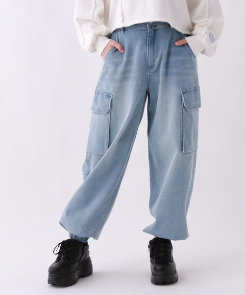 repipi armario  ワイドストレッチカーゴP SALE／30%OFF(K)ワイドストレッチカーゴP repipi