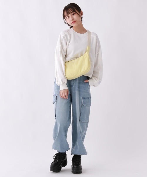 repipi armario（レピピ アルマリオ）の「ワイドストレッチカーゴパンツ（カーゴパンツ・キッズ・ブラック/ブラック系その他/グレー/ホワイト/ブルー・LARGE/MEDIUM/SMALL）」の10枚目の写真