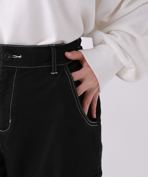 repipi armario（レピピ アルマリオ）の「ワイドストレッチカーゴパンツ（カーゴパンツ・キッズ・ブラック/ブラック系その他/グレー/ホワイト/ブルー・LARGE/MEDIUM/SMALL）」の15枚目の写真