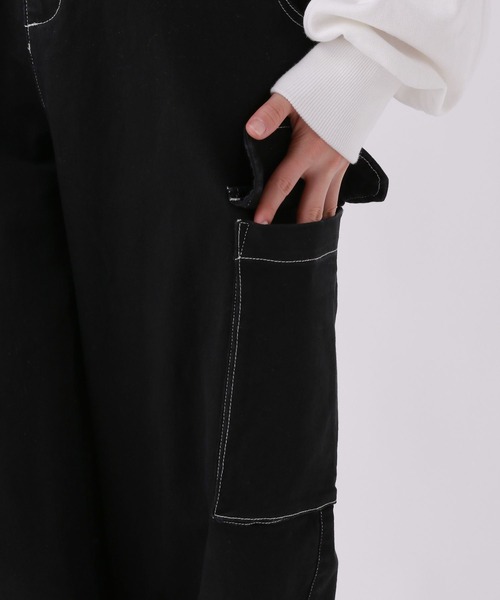 repipi armario（レピピ アルマリオ）の「ワイドストレッチカーゴパンツ（カーゴパンツ・キッズ・ブラック/ブラック系その他/グレー/ホワイト/ブルー・LARGE/MEDIUM/SMALL）」の16枚目の写真